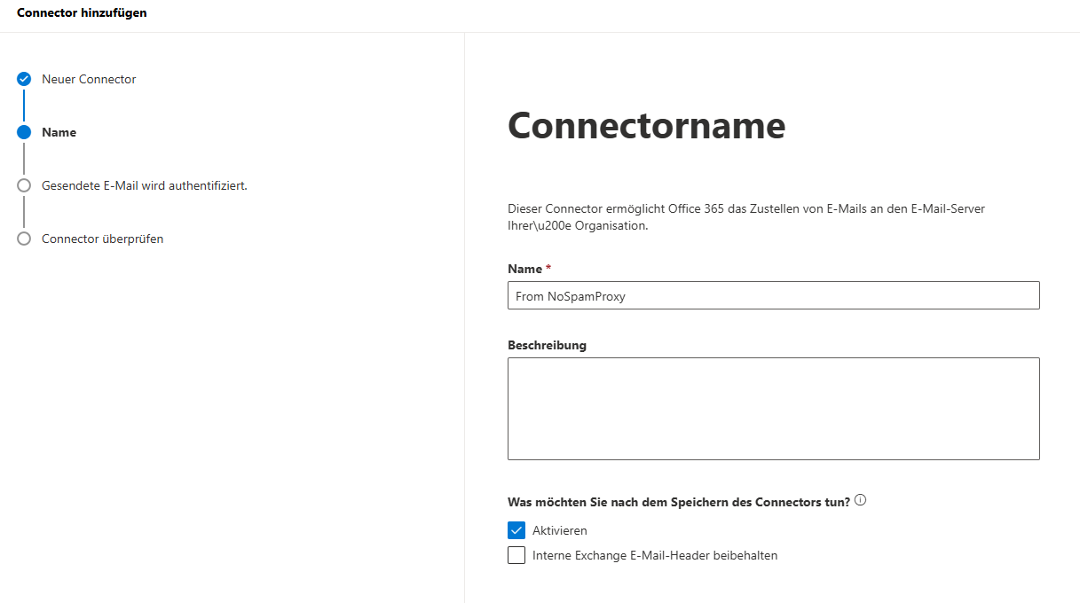 Name und Beschreibung hinzufuegen