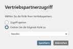 Zugriff für Vertriebspartner einrichten