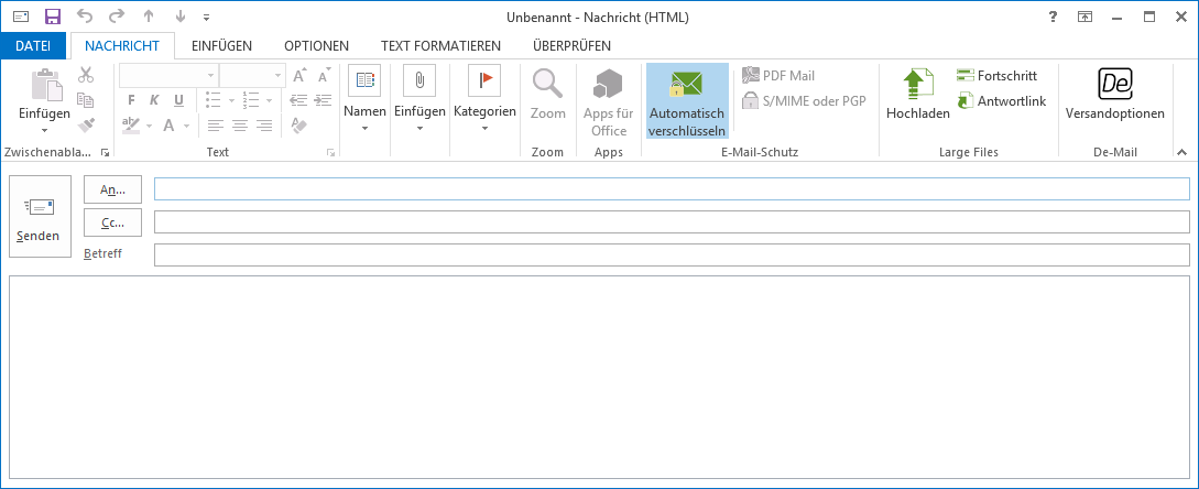 Encrypt automatically