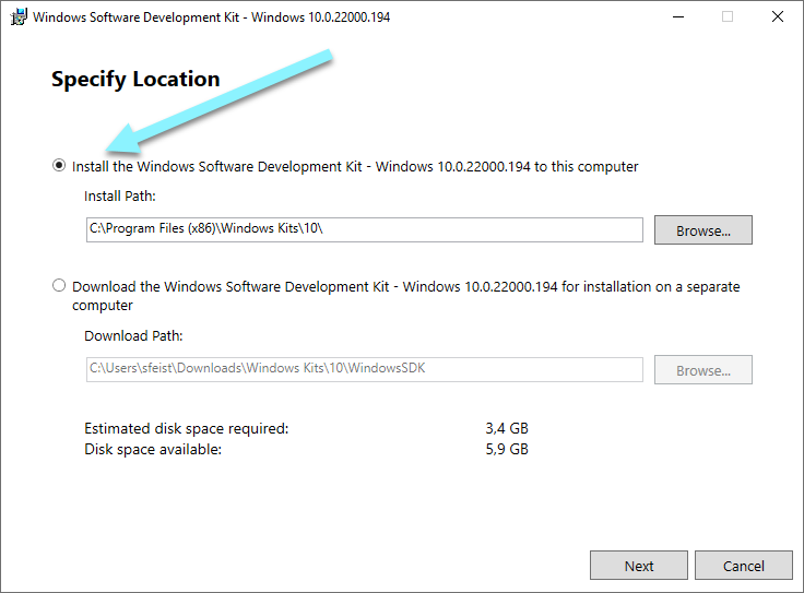 How to install the microsoft debugging tools