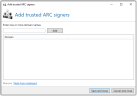 Adding additional ARC signers