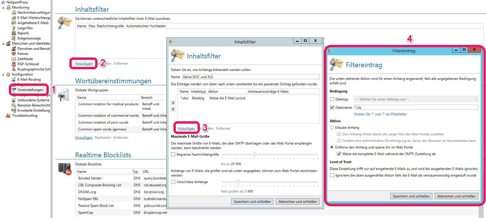 How to block potentially harmful file attachments