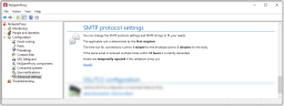 SMTP protocol settings