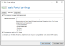 Settings for PDF Mail