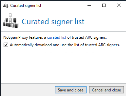 The curated list of ARC signers