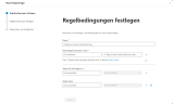 Den Adressbereich festlegen, für den die Regel gilt