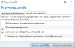 Passwortquelle bei der manuellen Verschlüsselung