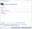 Select the block lists you want to activate