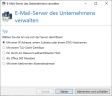 Den Servertyp auswählen Den Servertyp auswählen